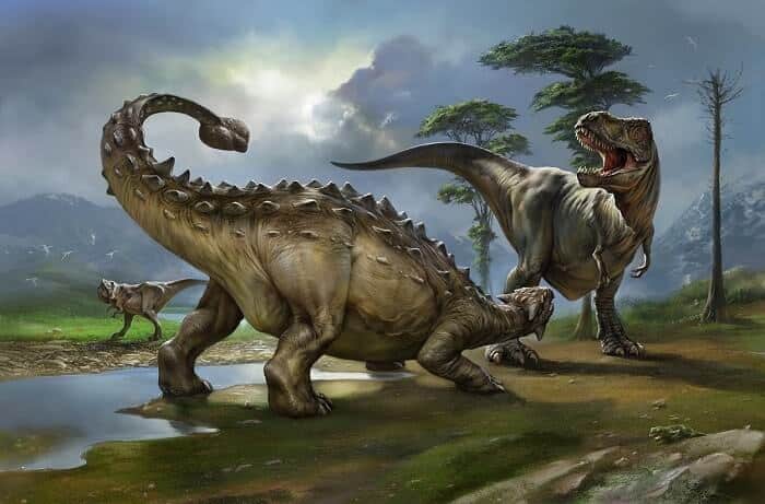 Batalla: Ankylosaurus VS Tyrannosaurus