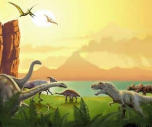 historia de los dinosaurios